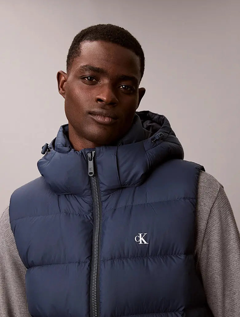 Doudoune sans manches à capuche Calvin Klein