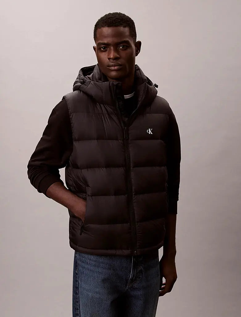 Doudoune sans manches à capuche Calvin Klein