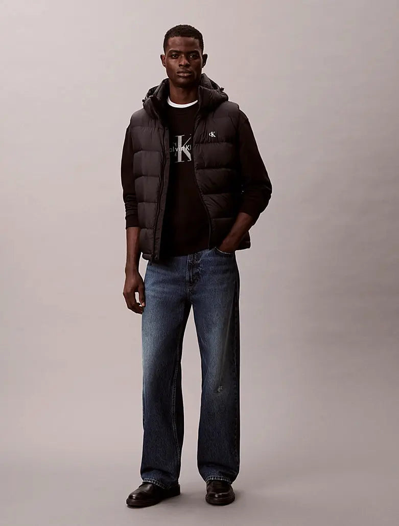 Doudoune sans manches à capuche Calvin Klein