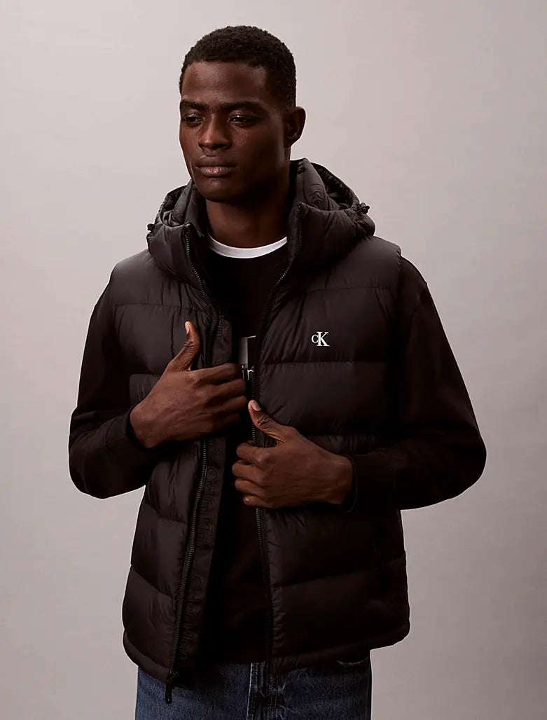 Doudoune sans manches à capuche Calvin Klein