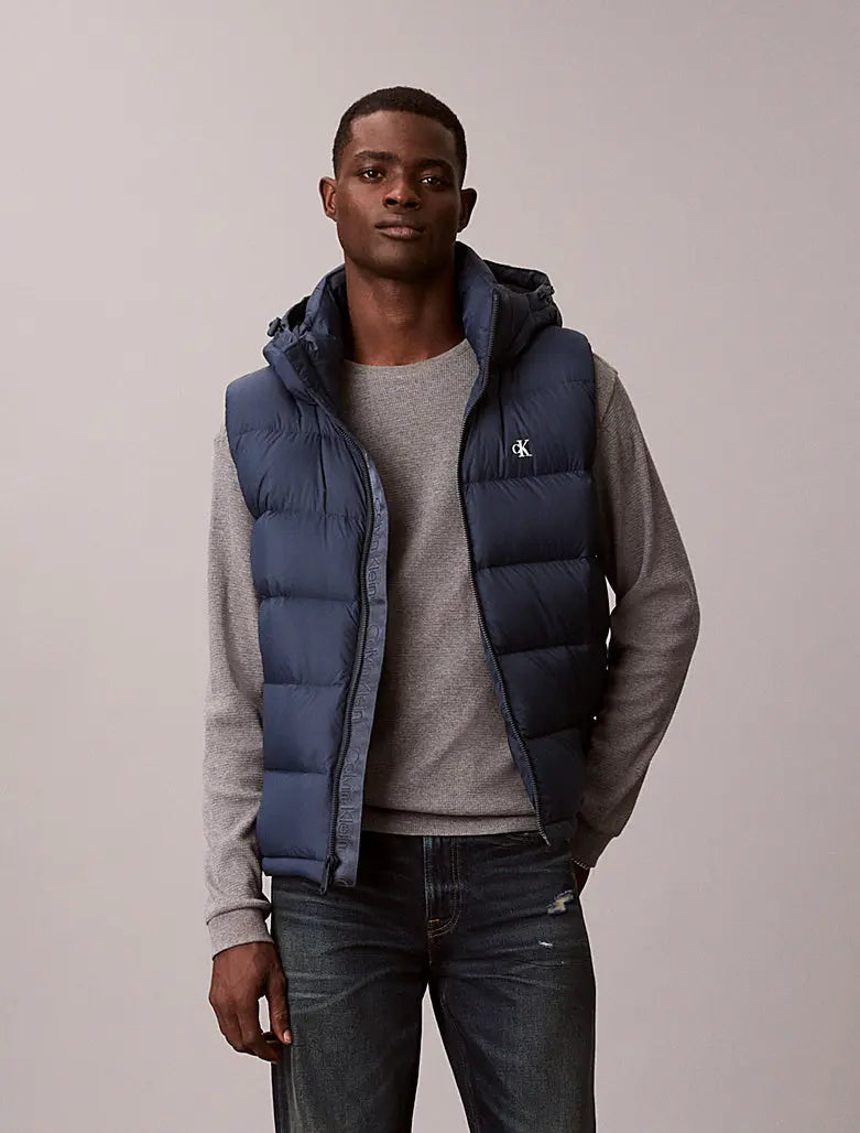 Doudoune sans manches à capuche Calvin Klein