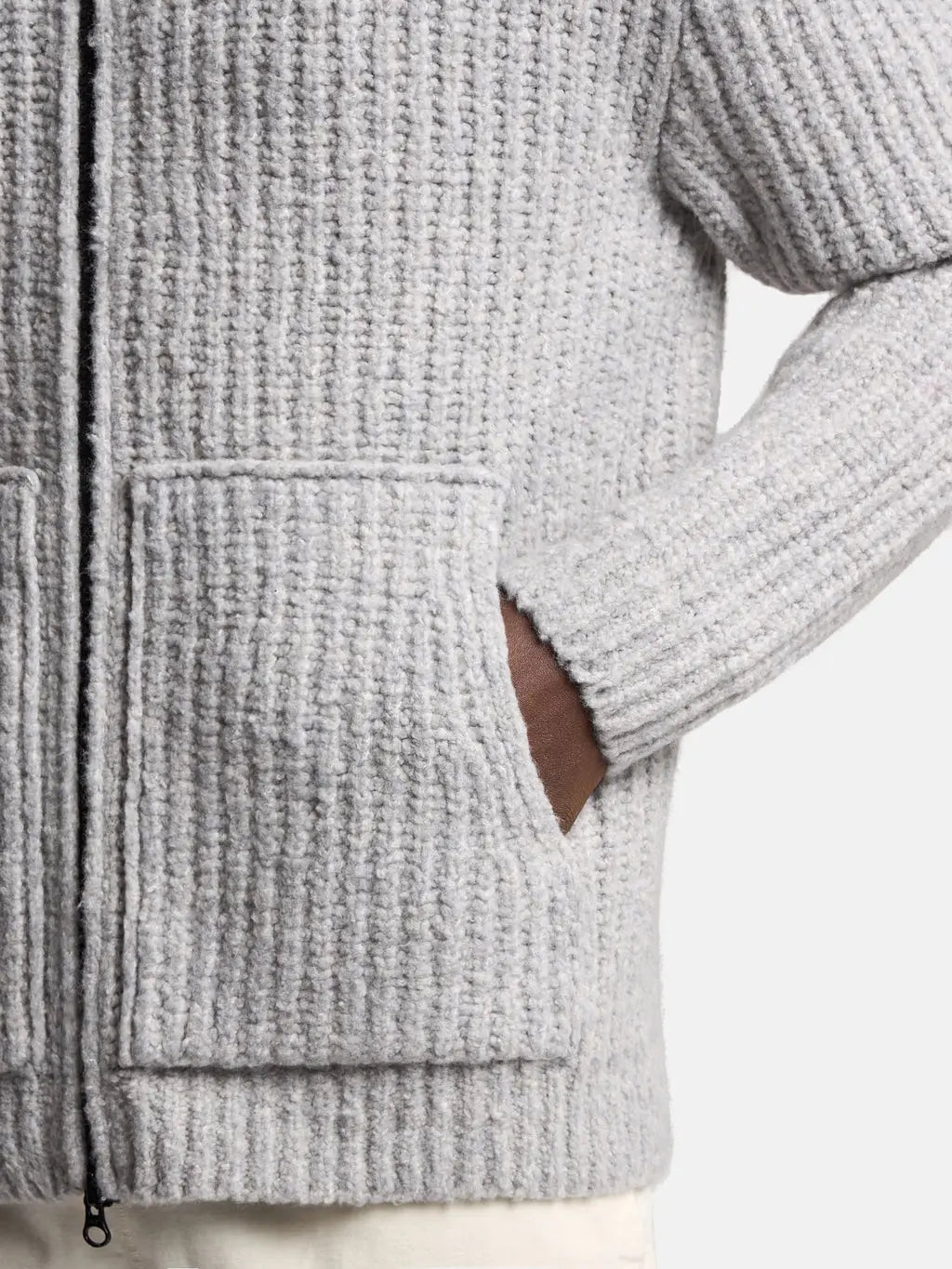 Pull zippé à capuche Stone Island - CALVERO