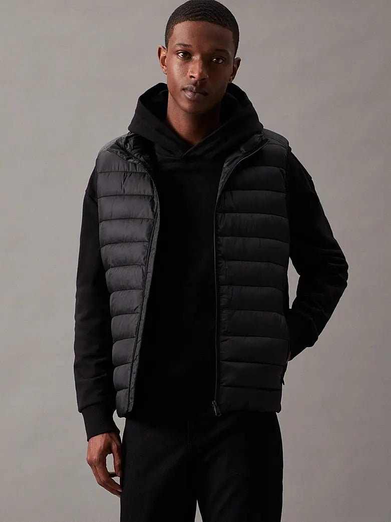 Gilet doudoune matelassé avec logo Calvin Klein