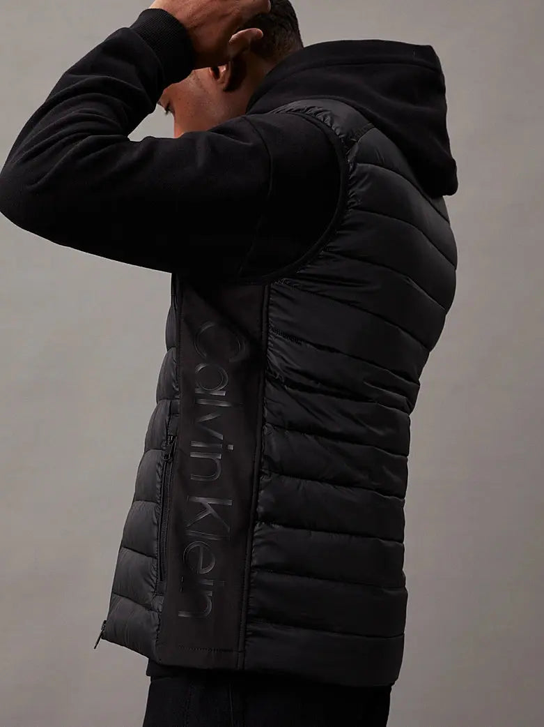 Gilet doudoune matelassé avec logo Calvin Klein