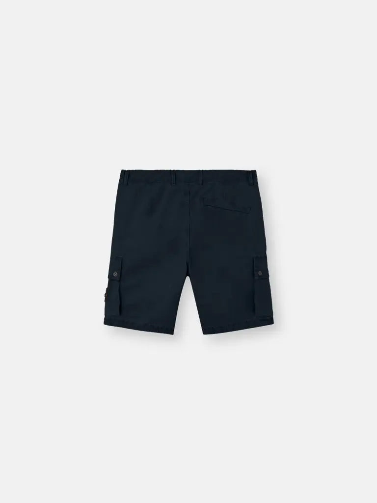 Short cargo en toile de coton biologique grattée - CALVERO