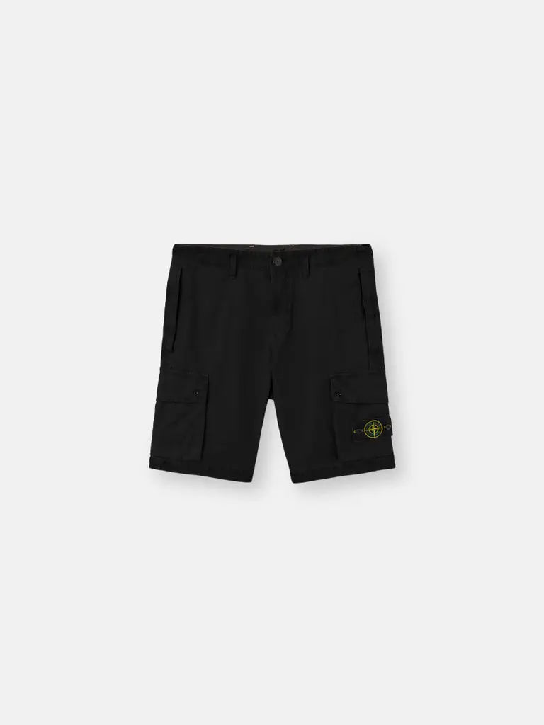 Short cargo en toile de coton biologique grattée - CALVERO