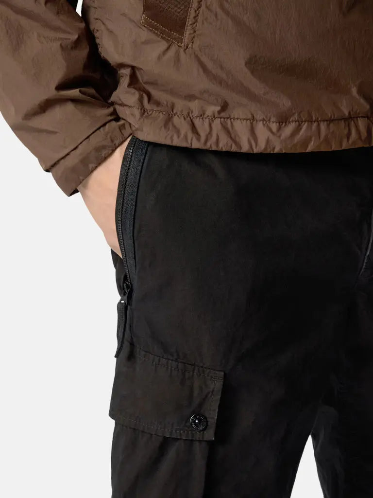 Short cargo en toile de coton biologique grattée - CALVERO