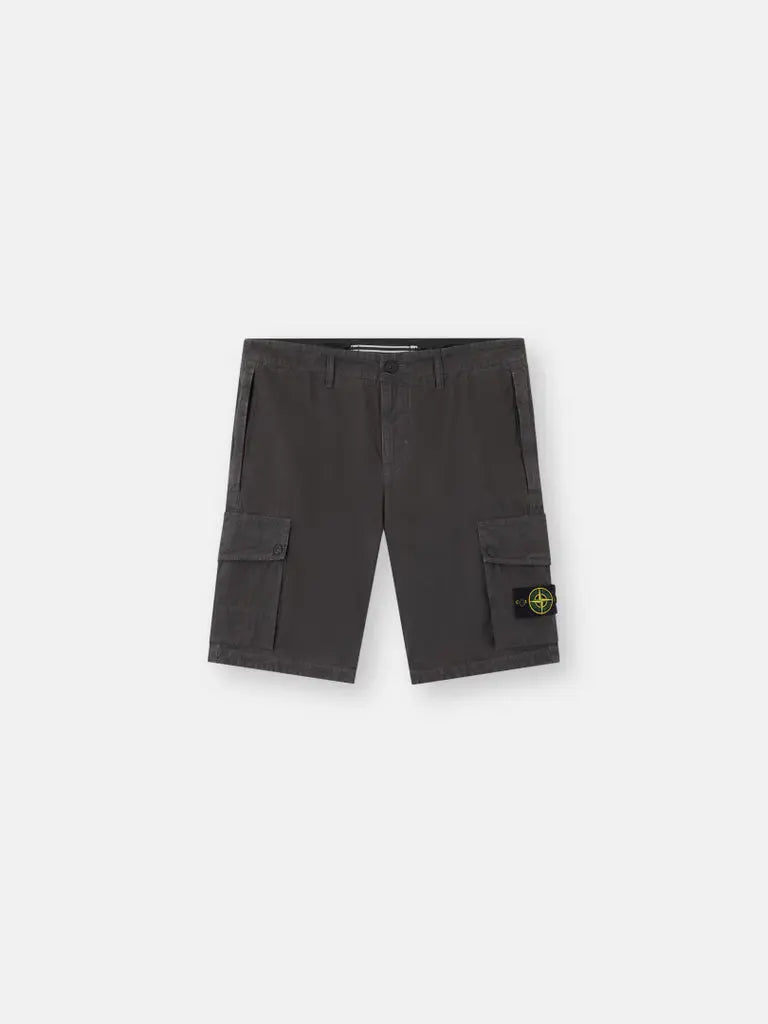 Short cargo en toile de coton biologique grattée - CALVERO