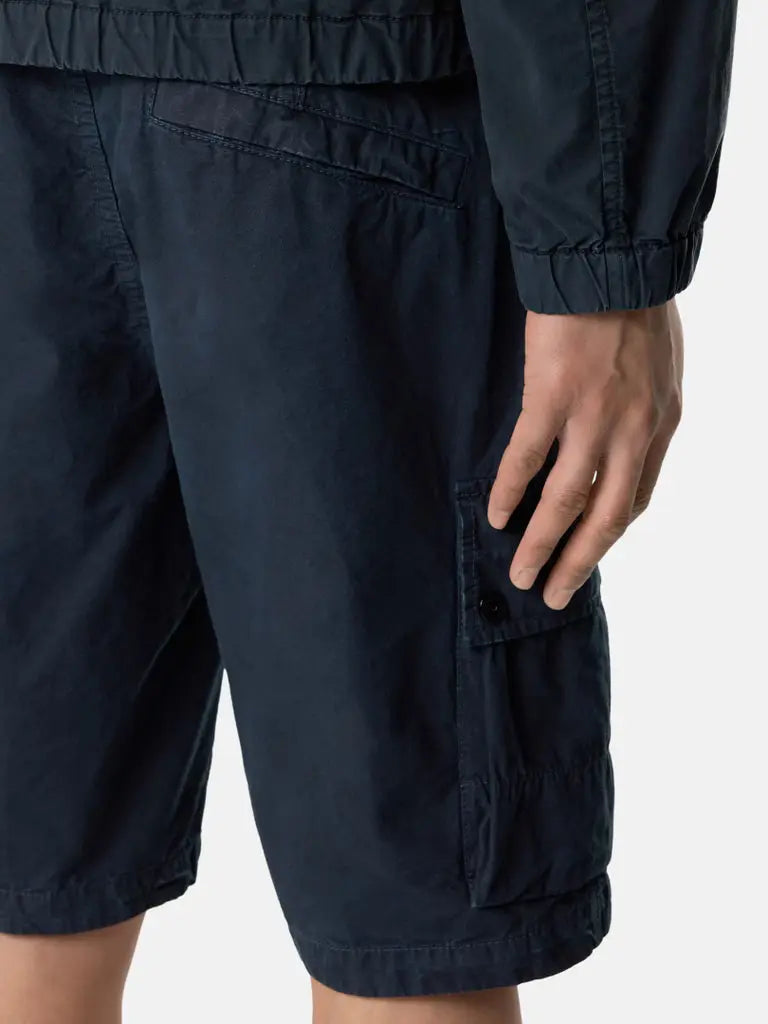 Short cargo en toile de coton biologique grattée - CALVERO