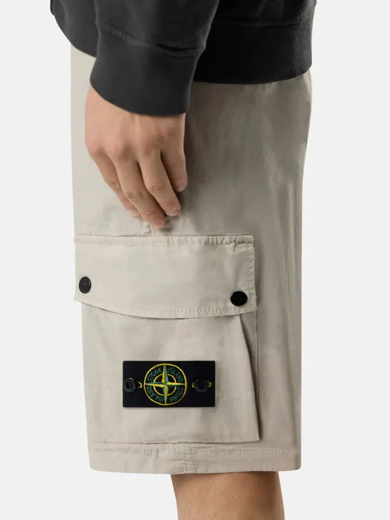 Bermuda cargo coupe slim à poches zippées - CALVERO