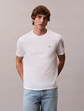 Lot de 2 t-shirts en coton avec insigne Calvin Klein