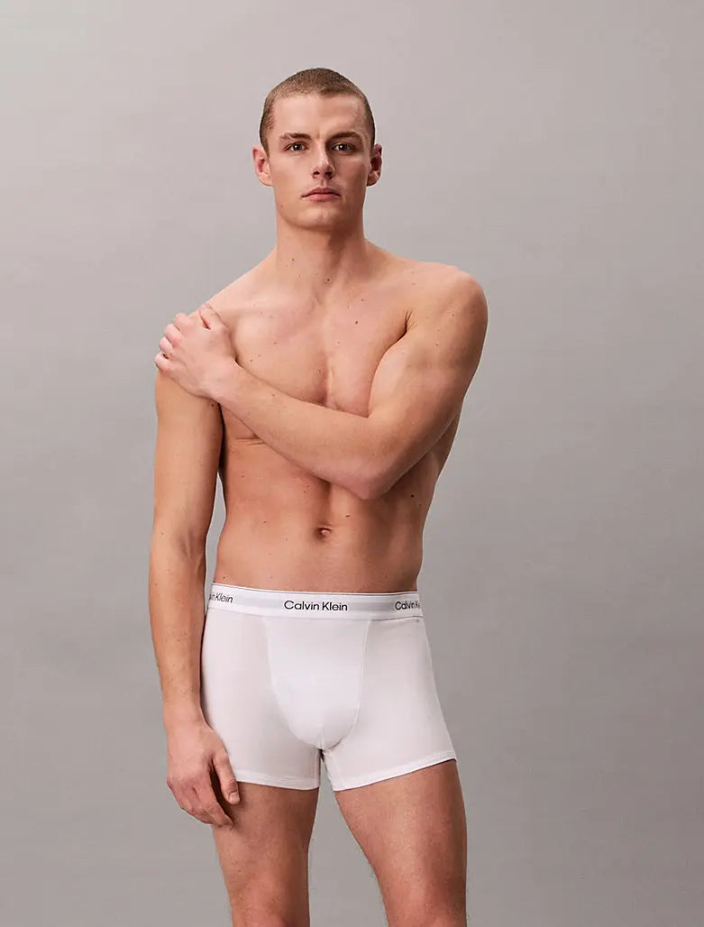 Lot de 3 boxers relaxed avec pinces - Icon Cotton Stretch - CALVERO