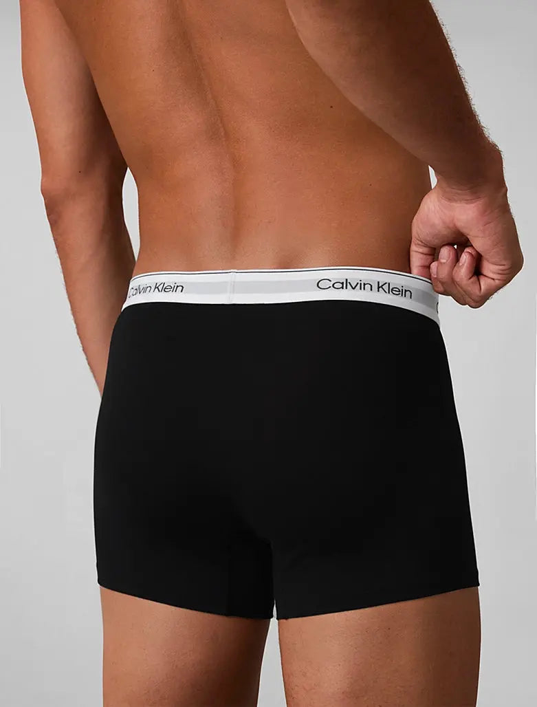 Lot de 3 boxers relaxed avec pinces - Icon Cotton Stretch Calvin Klein