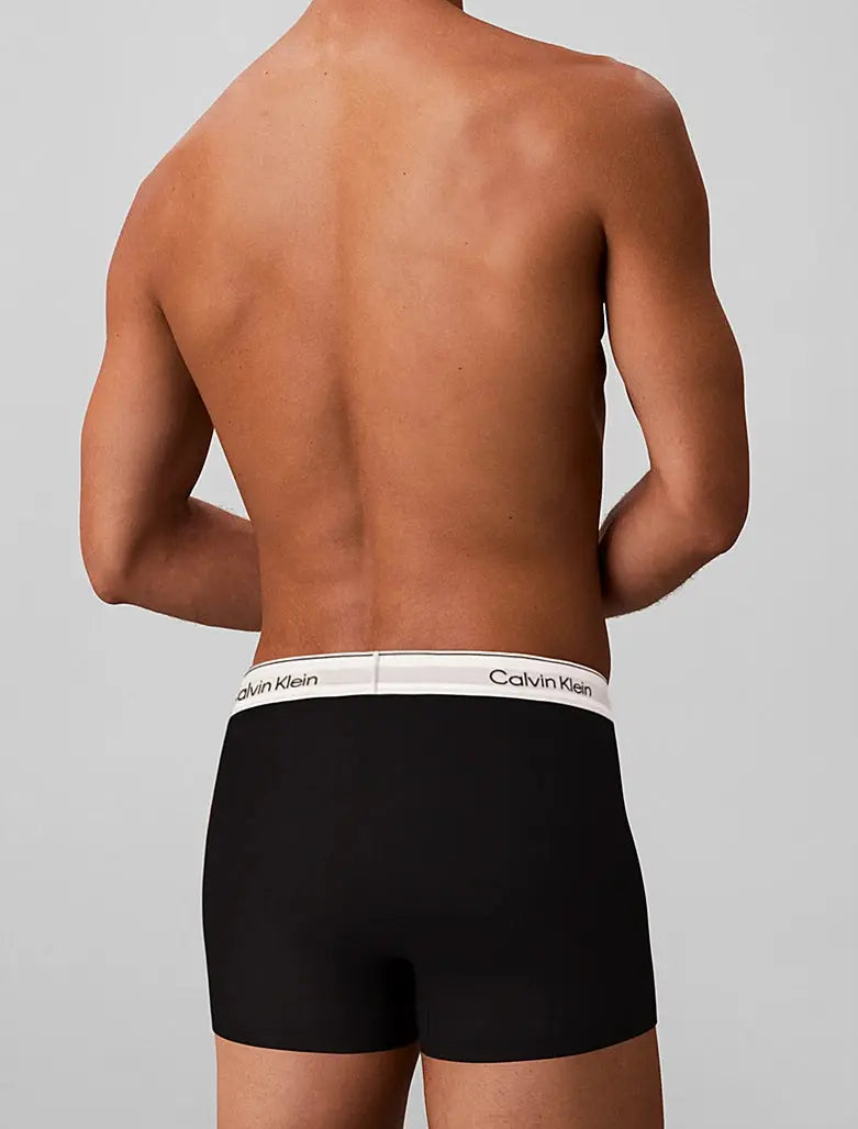 Lot de 3 boxers relaxed avec pinces - Icon Cotton Stretch Calvin Klein