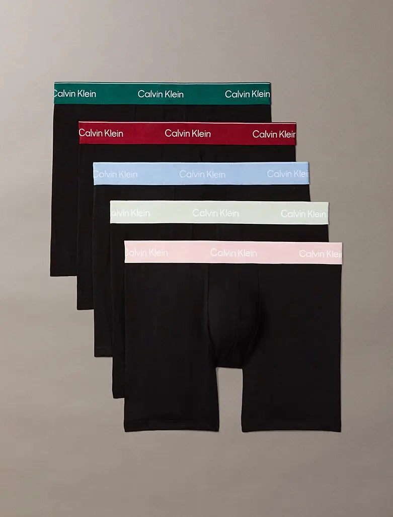 Lot de 5 boxers - Icon Cotton Stretch - CALVERO