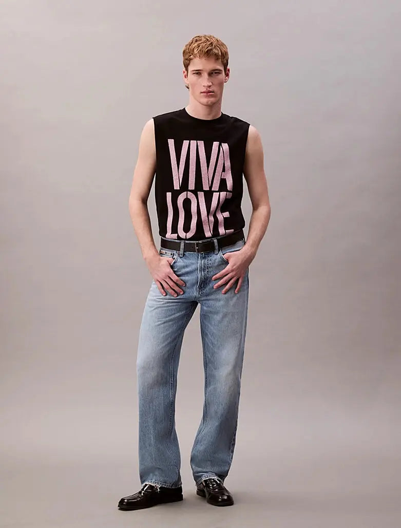 Marc Hundley T-shirt relaxed avec graphique Pride Viva Love Calvin Klein