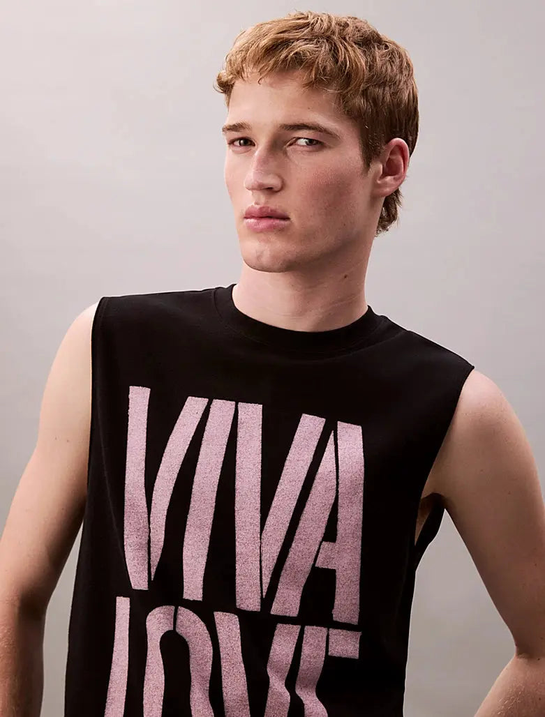 Marc Hundley T-shirt relaxed avec graphique Pride Viva Love Calvin Klein