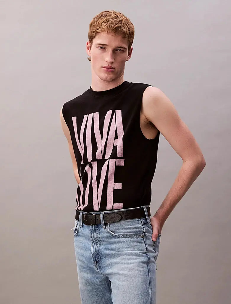 Marc Hundley T-shirt relaxed avec graphique Pride Viva Love Calvin Klein