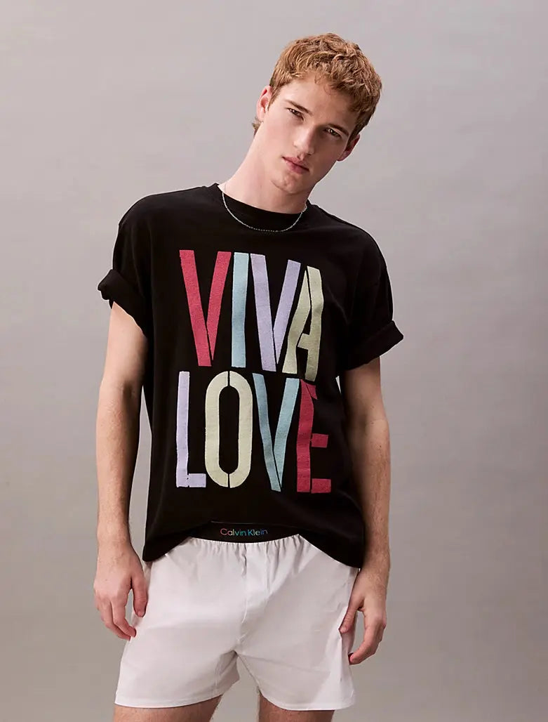 T-shirt Calvin Klein Pride édition limitée Marc Hundley en coton Calvin Klein