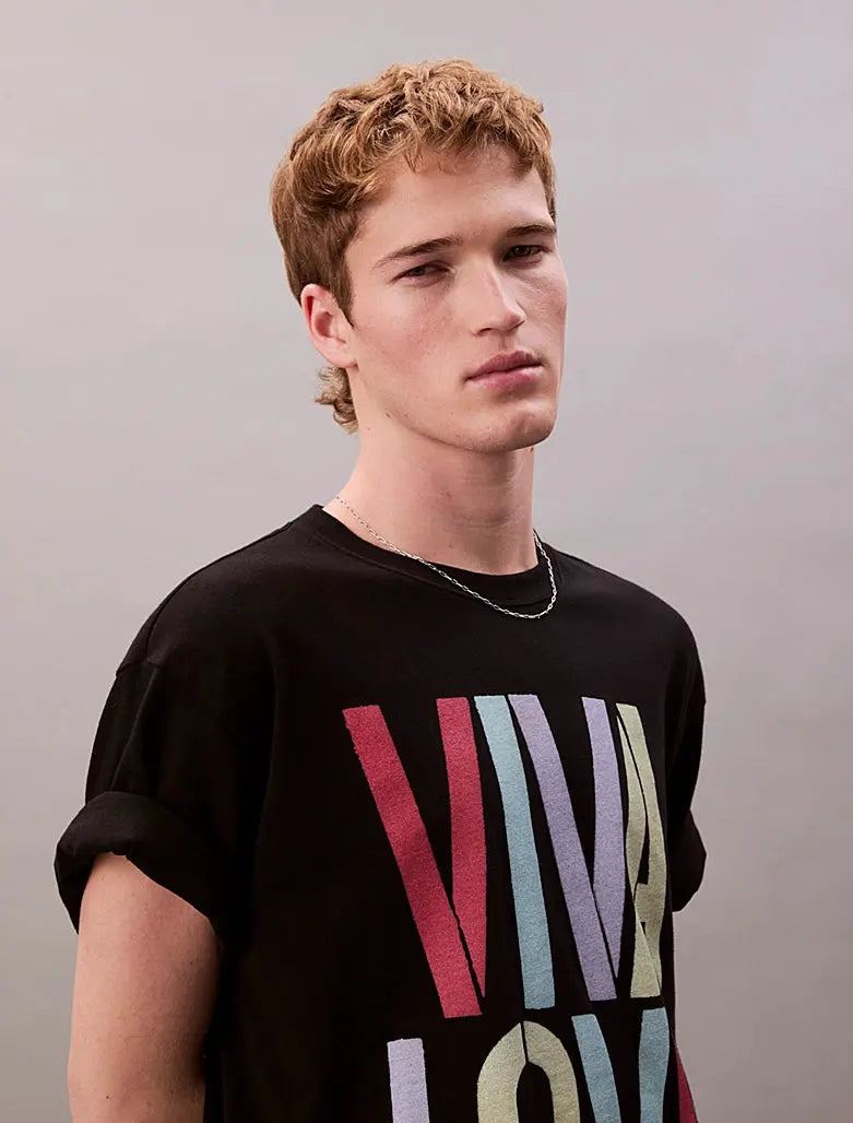 T-shirt Calvin Klein Pride édition limitée Marc Hundley en coton Calvin Klein