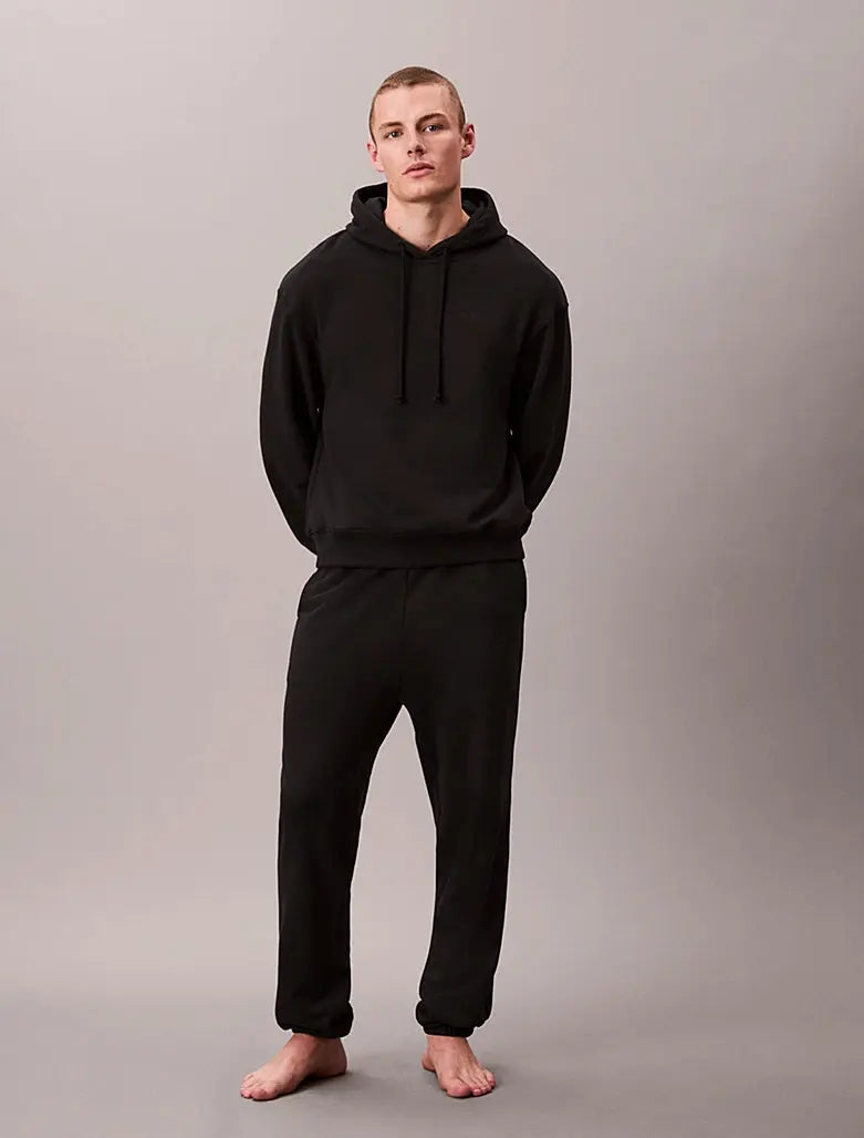 Pantalon de jogging d'intérieur en mélange de tissu éponge de coton - CALVERO
