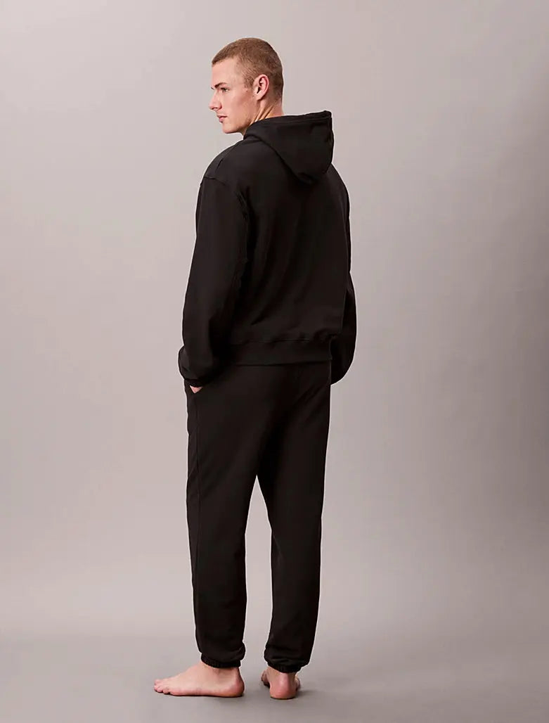 Pantalon de jogging d'intérieur en mélange de tissu éponge de coton - CALVERO