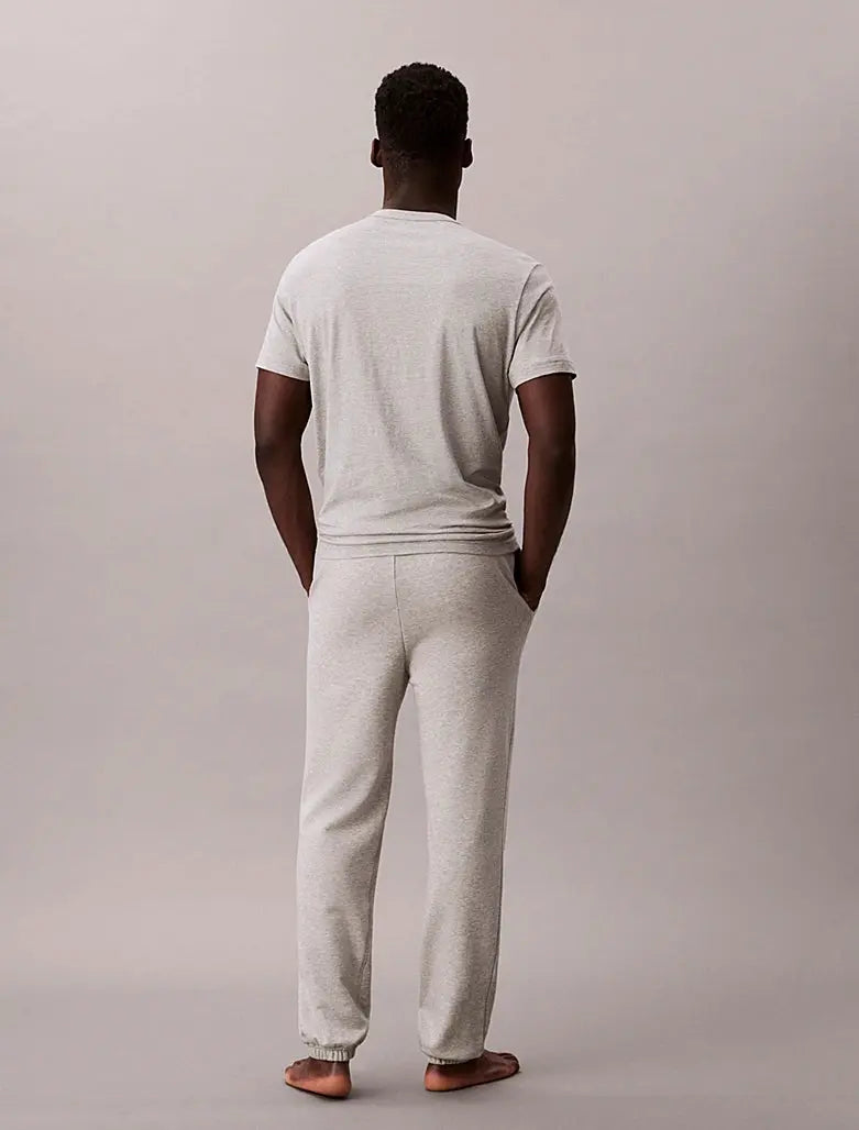 Pantalon de jogging d'intérieur en mélange de tissu éponge de coton - CALVERO