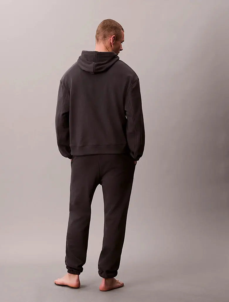 Pantalon de jogging d'intérieur en mélange de tissu éponge de coton - CALVERO