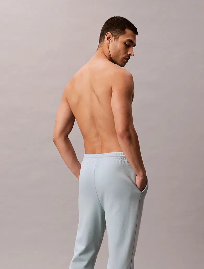 Pantalon de jogging d'intérieur en mélange de tissu éponge de coton - CALVERO