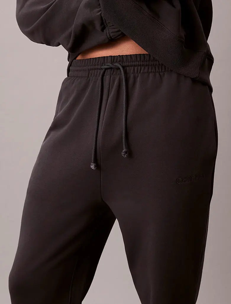 Pantalon de jogging d'intérieur en mélange de tissu éponge de coton - CALVERO