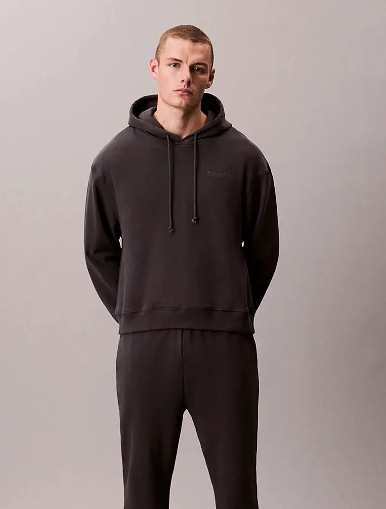 Pantalon de jogging d'intérieur en mélange de tissu éponge de coton - CALVERO