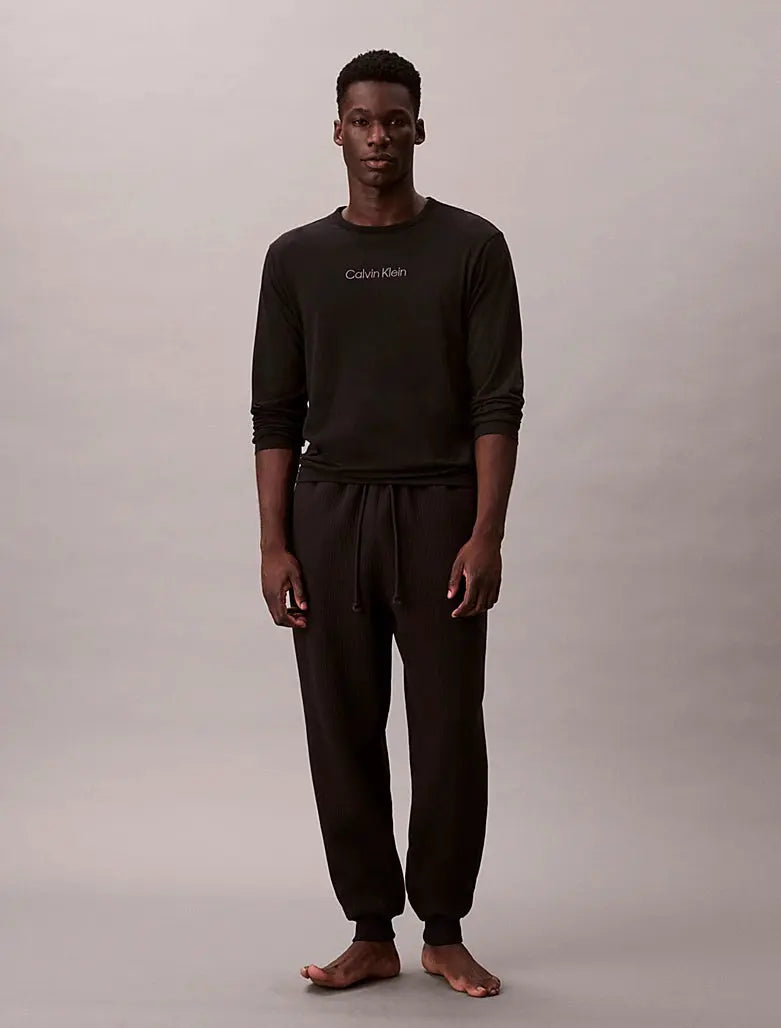 Pantalon de jogging d'intérieur en polaire matelassée - CALVERO