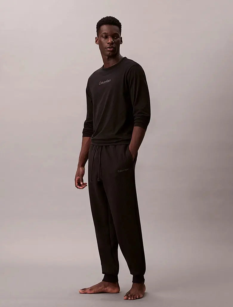 Pantalon de jogging d'intérieur en polaire matelassée - CALVERO