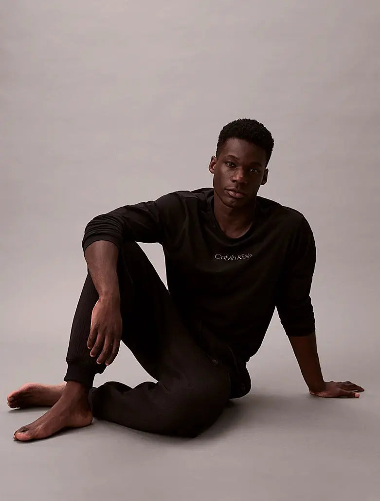 Pantalon de jogging d'intérieur en polaire matelassée - CALVERO