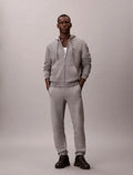 Pantalon de jogging relaxed en tissu éponge de coton - CALVERO