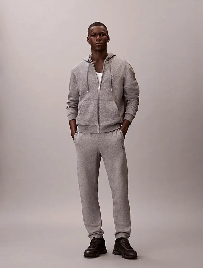 Pantalon de jogging relaxed en tissu éponge de coton - CALVERO