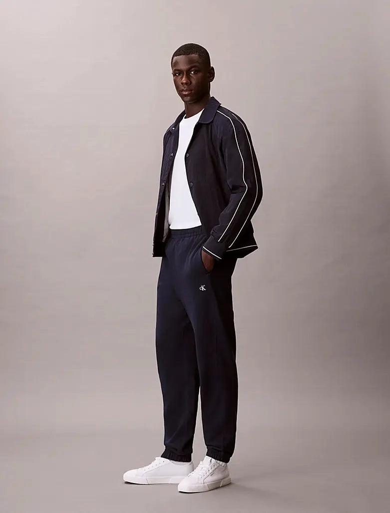 Pantalon de jogging relaxed en tissu éponge de coton - CALVERO