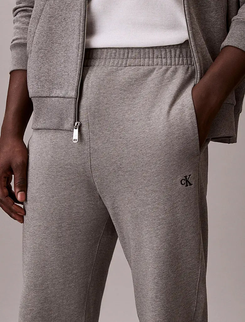 Pantalon de jogging relaxed en tissu éponge de coton - CALVERO
