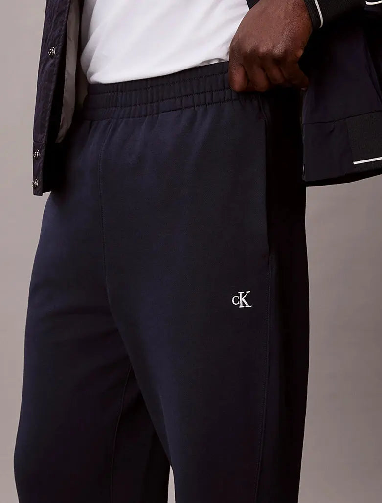 Pantalon de jogging relaxed en tissu éponge de coton - CALVERO