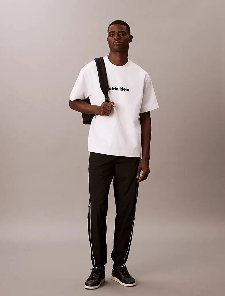 Pantalon de survêtement relaxed en nylon - CALVERO