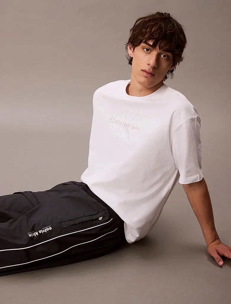 Pantalon de survêtement relaxed en nylon - CALVERO