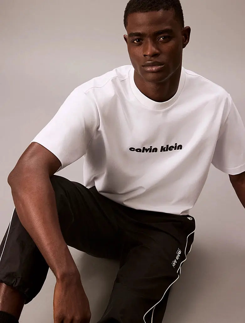 Pantalon de survêtement relaxed en nylon - CALVERO