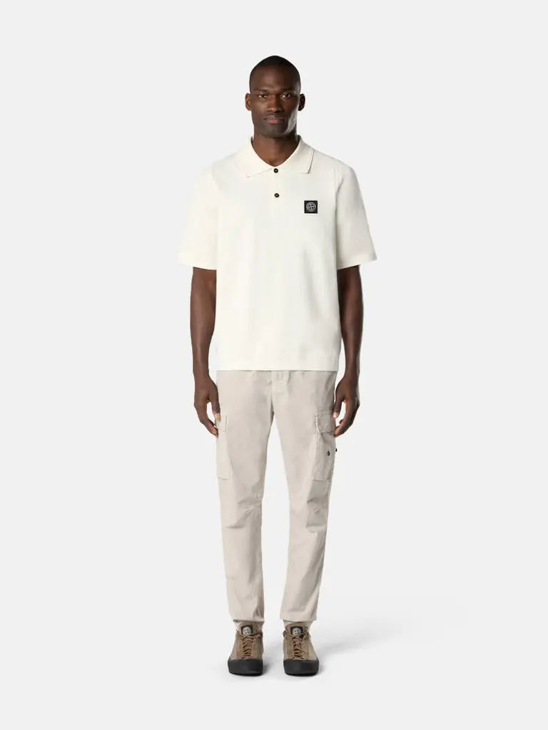 Polo coupe ample à manches courtes avec patch Compass - CALVERO