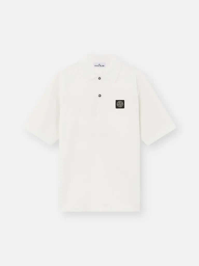 Polo coupe ample à manches courtes avec patch Compass - CALVERO