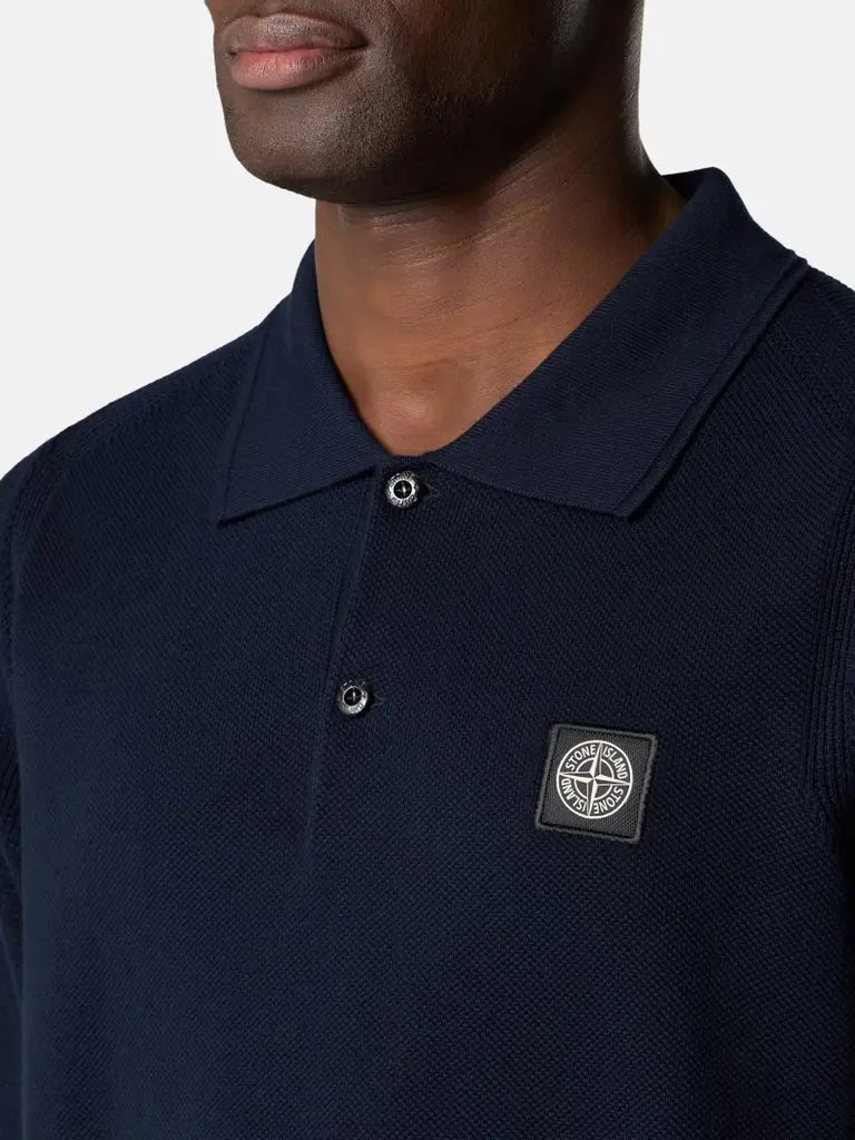 Polo coupe ample à manches courtes avec patch Compass - CALVERO