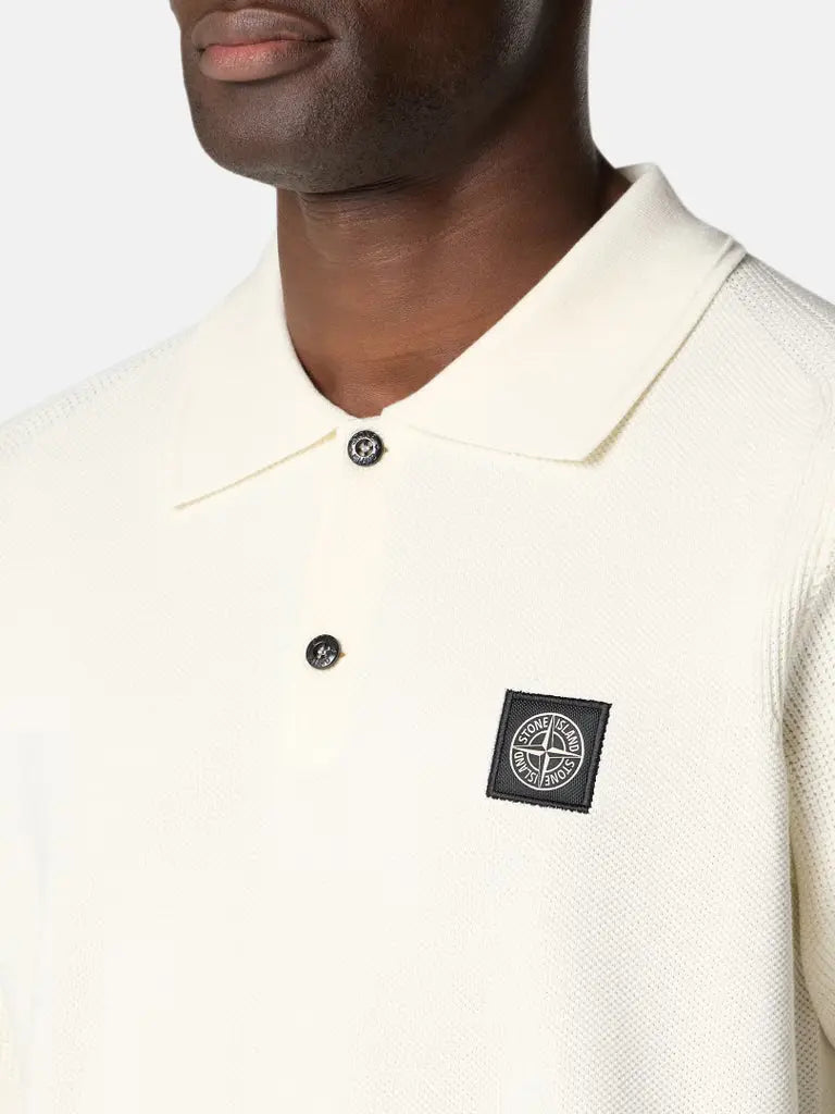 Polo coupe ample à manches courtes avec patch Compass - CALVERO