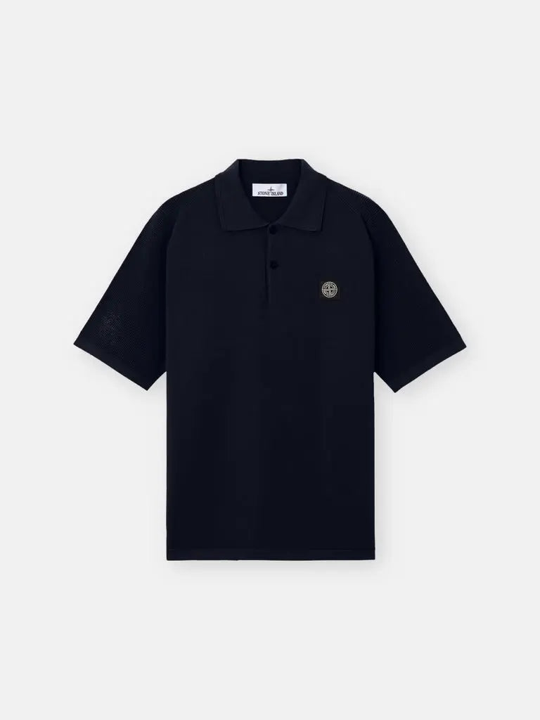Polo coupe ample à manches courtes avec patch Compass - CALVERO
