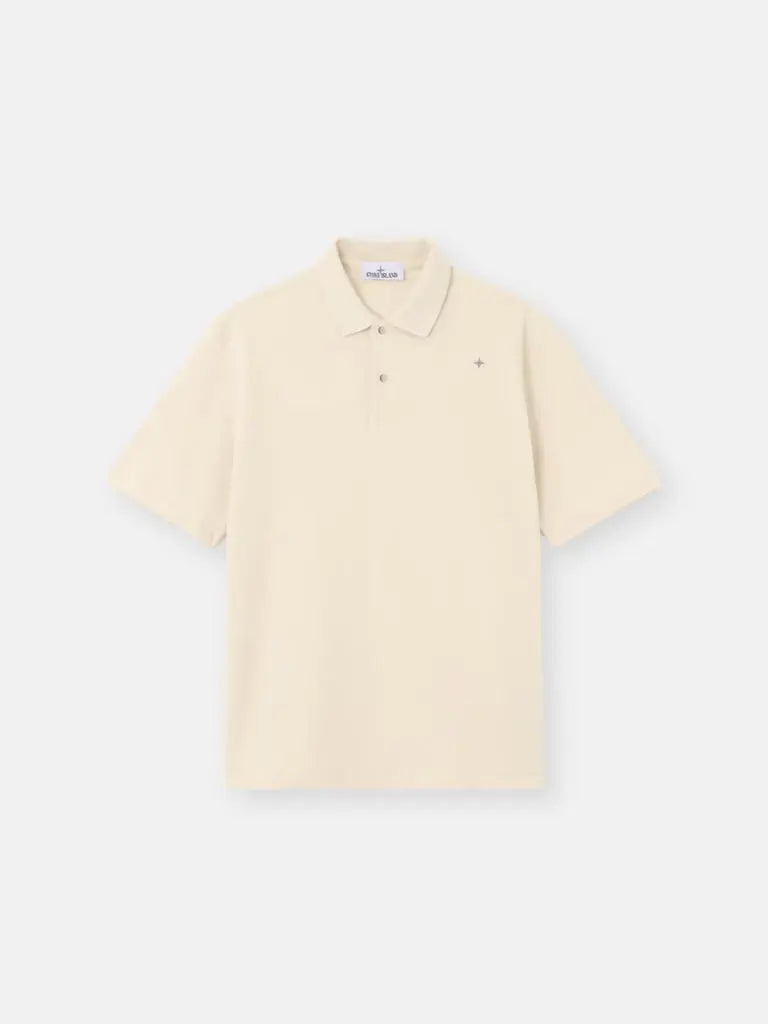Polo coupe regular à manches courtes avec fermeture par boutons-pression - CALVERO