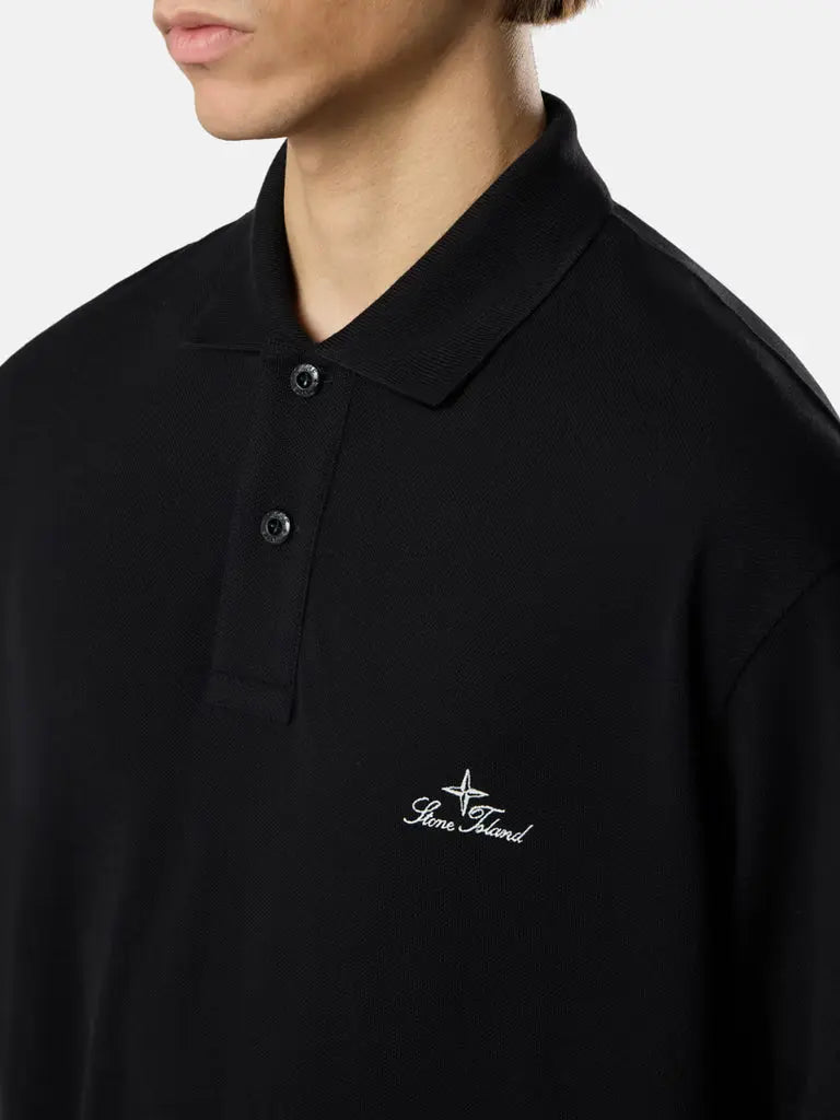 Polo coupe regular à manches courtes avec logo brodé - CALVERO