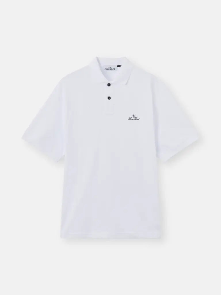 Polo coupe regular à manches courtes avec logo brodé - CALVERO